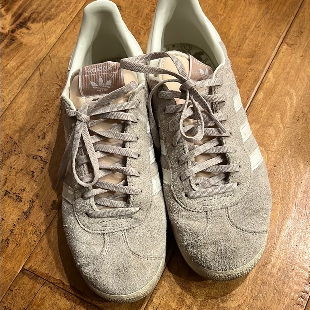 Adidas Gazelle Gray Suede Sneakers